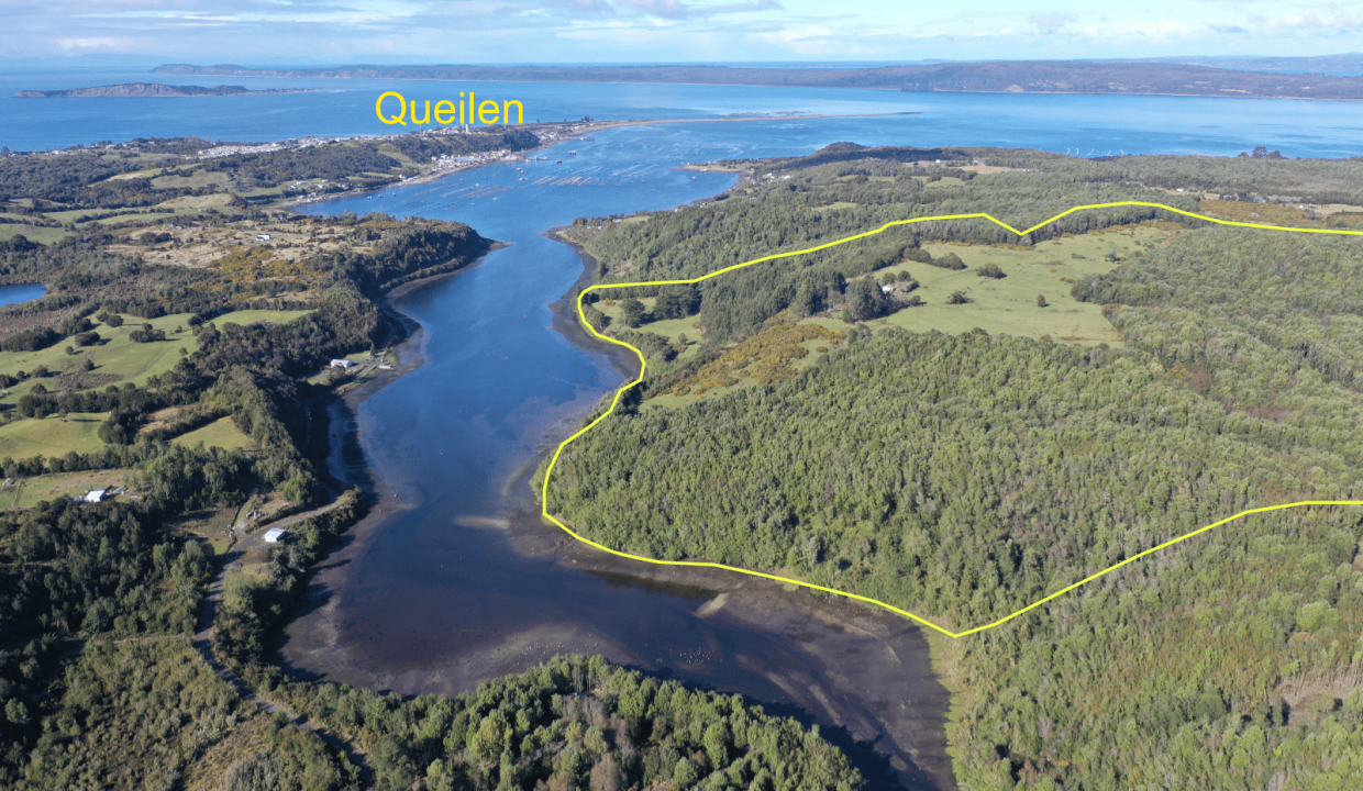 Terreno 67.5 has en Queilen Chiloé
