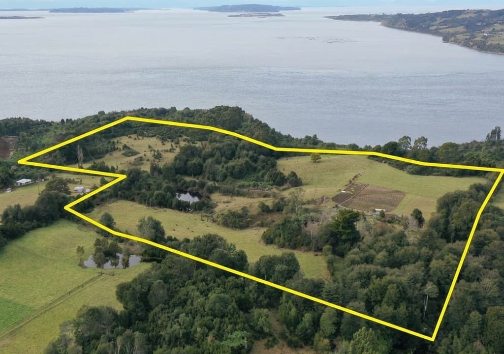 Campo en Venta en Isla Chelín, Castro Chiloé – 10,1 Ha con Vista al Mar