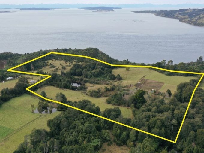 Campo en Venta en Isla Chelín, Castro Chiloé – 10,1 Ha con Vista al Mar