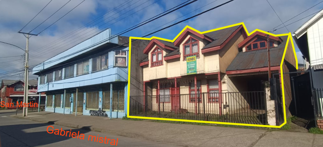 Se vende Sitio 190 m2 Centro de Castro Chiloé